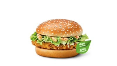 Veggie Spicy McChicken » Met 'n burger van Valess en Spicy romige saus ☆ McDonald's